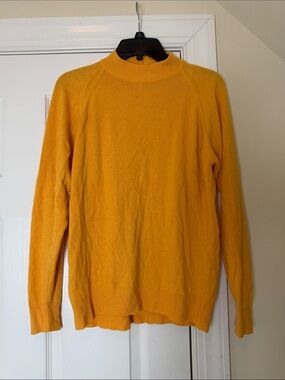 Duvet Mustard Mock Neck Sweater size Medium